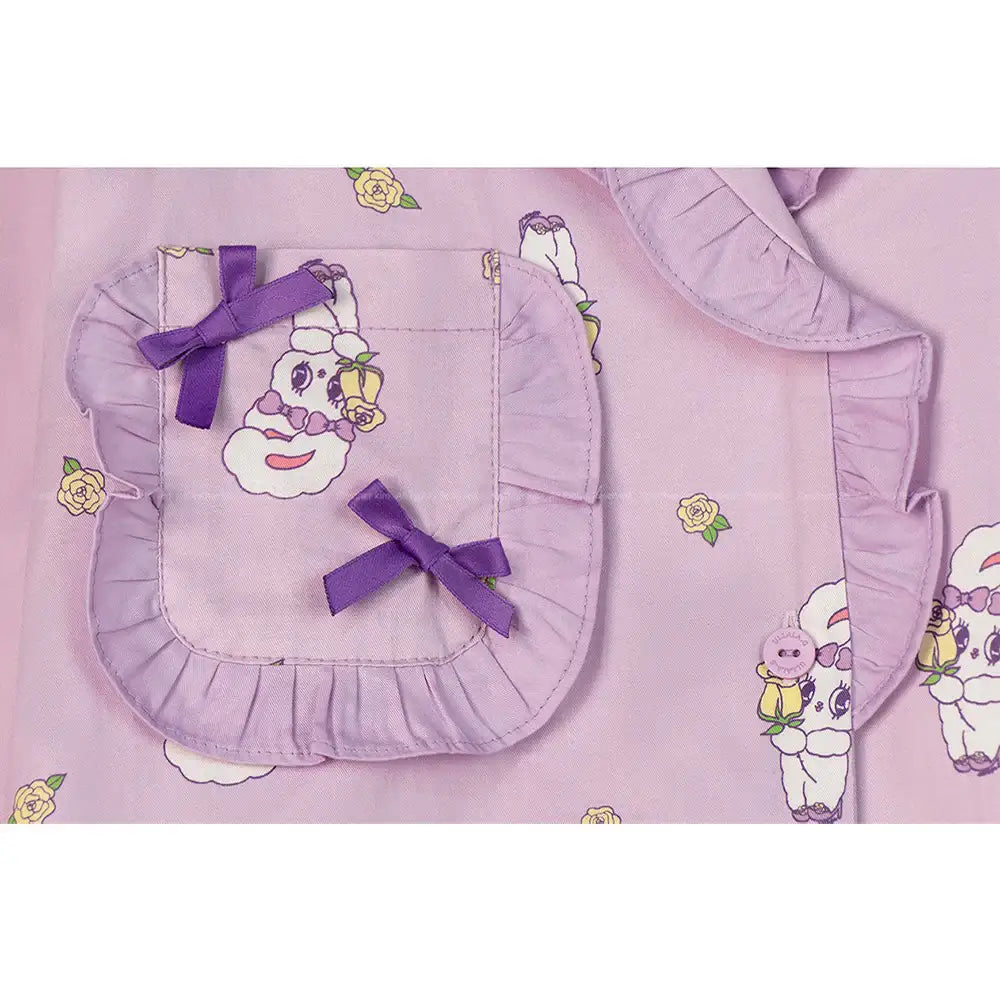 Esther Bunny x Ullala - Sweet Bunny Fair Lavender Pajamas Set - Esther Bunny x Ullala - Clothing - Harumio