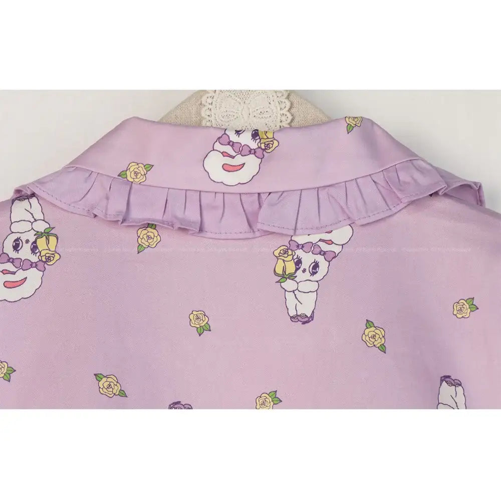 Esther Bunny x Ullala - Sweet Bunny Fair Lavender Pajamas Set - Esther Bunny x Ullala - Clothing - Harumio