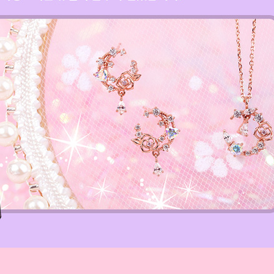 Clue X Esther Bunny - Lavianne Rose Esther Bunny Silver Necklace