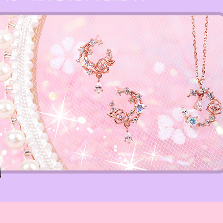 Clue X Esther Bunny - Lavianne Rose Esther Bunny Silver Necklace