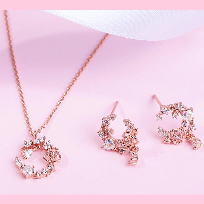 Clue X Esther Bunny - Lavianne Rose Esther Bunny Silver Necklace