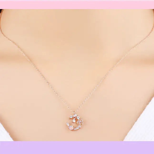 Clue X Esther Bunny - Lavianne Rose Esther Bunny Silver Necklace - CLUE - Accessories - Harumio