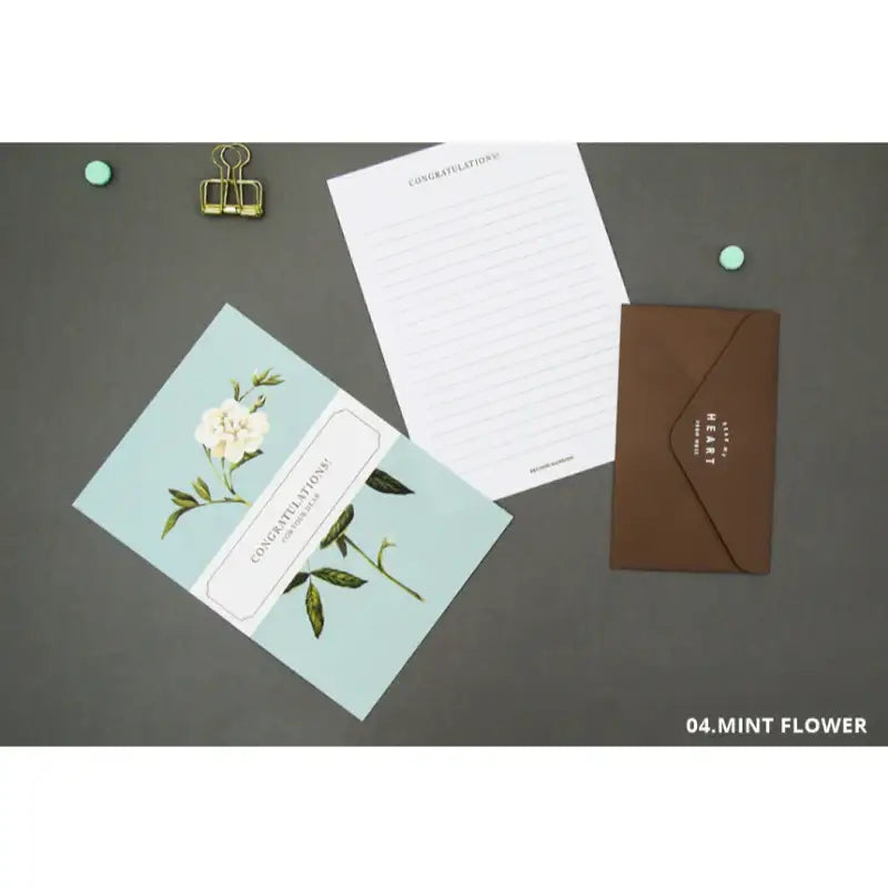 Second Mansion x 10x10 - Letter Set - 10x10 - Letter Paper - Harumio