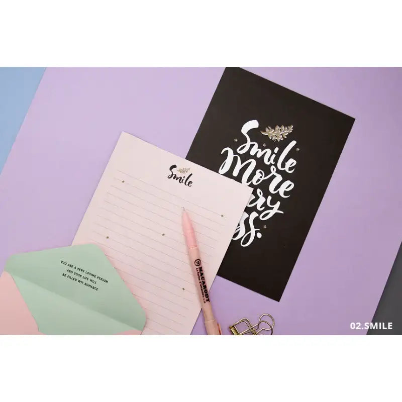 Second Mansion x 10x10 - Letter Set - 10x10 - Letter Paper - Harumio