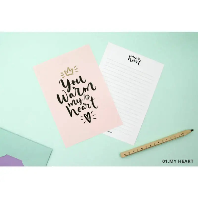 Second Mansion x 10x10 - Letter Set - 10x10 - Letter Paper - Harumio