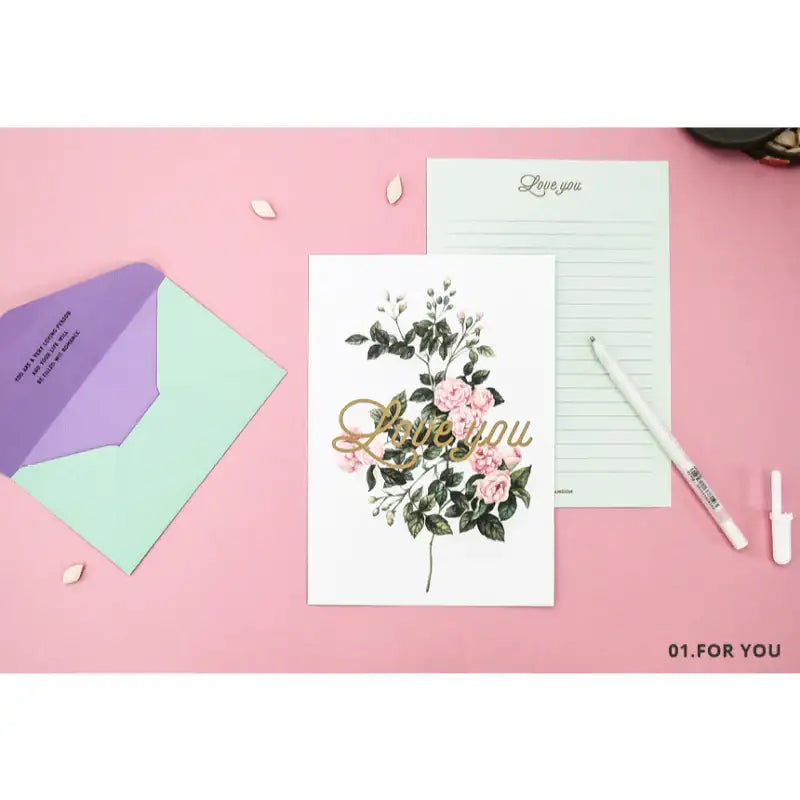 Second Mansion x 10x10 - Letter Set - 10x10 - Letter Paper - Harumio