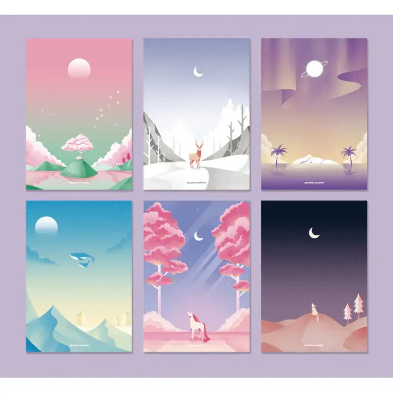 Second Mansion x 10x10 - Moonlight Letter Set - 10x10 - Accessories - Harumio