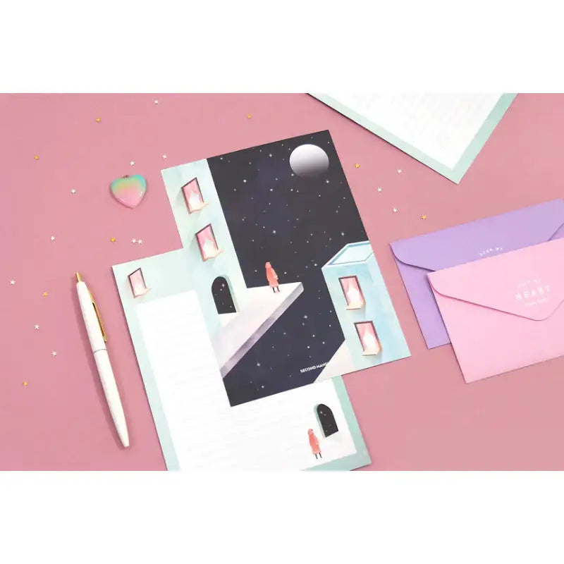 Second Mansion x 10x10 - Moonlight Letter Set - 10x10 - Accessories - Harumio