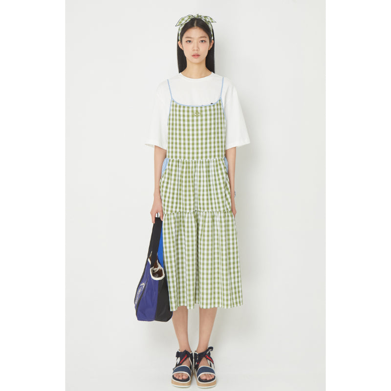 Common Kitchen X Lucky Chouette - A Lucky Table Check Dress