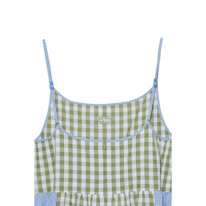 Common Kitchen X Lucky Chouette - A Lucky Table Check Dress