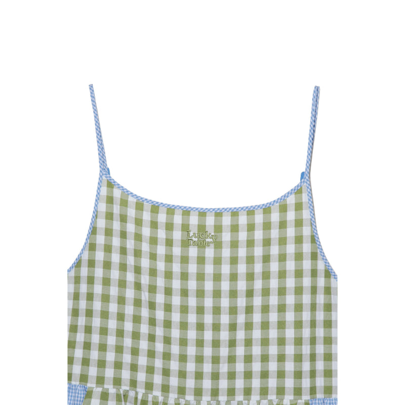 Common Kitchen X Lucky Chouette - A Lucky Table Check Dress