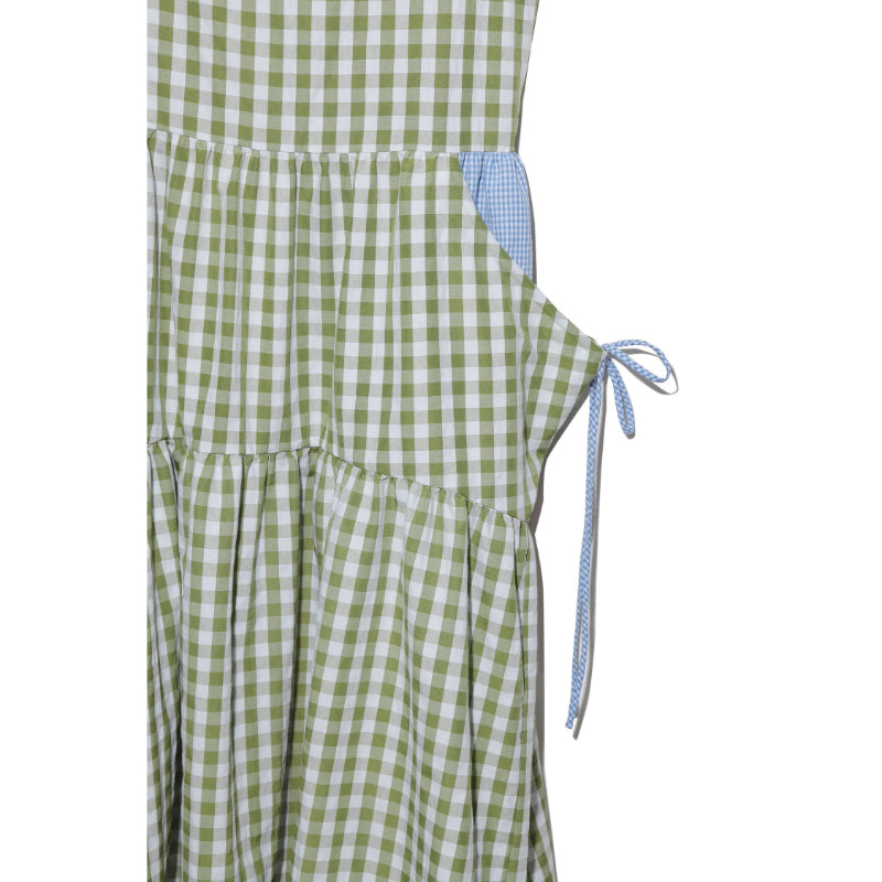 Common Kitchen X Lucky Chouette - A Lucky Table Check Dress