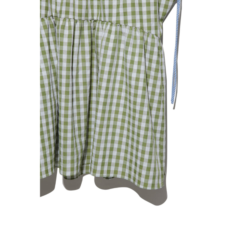 Common Kitchen X Lucky Chouette - A Lucky Table Check Dress