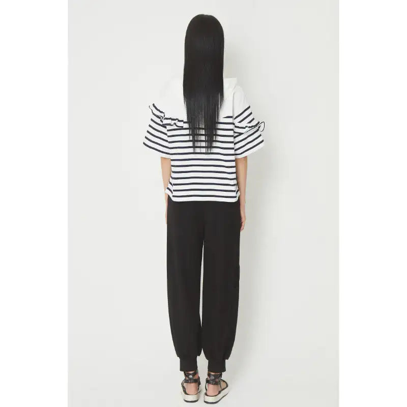 Common Kitchen X Lucky Chouette - A Lucky Table Cotton Jogger Pants - Common Kitchen X Lucky Chouette - Clothes - Harumio