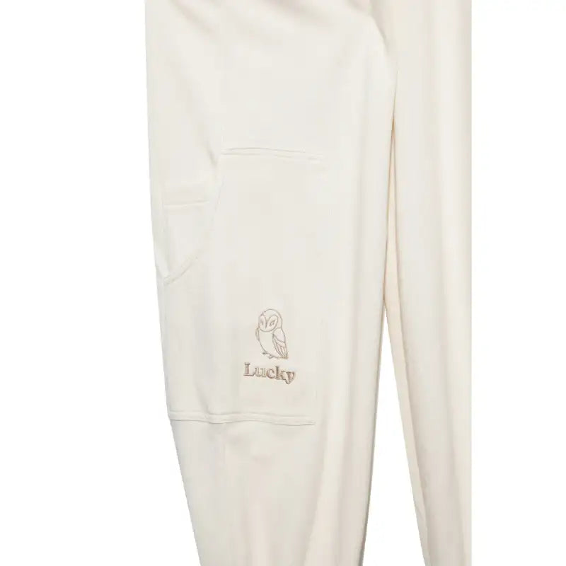 Common Kitchen X Lucky Chouette - A Lucky Table Cotton Jogger Pants - Common Kitchen X Lucky Chouette - Clothes - Harumio