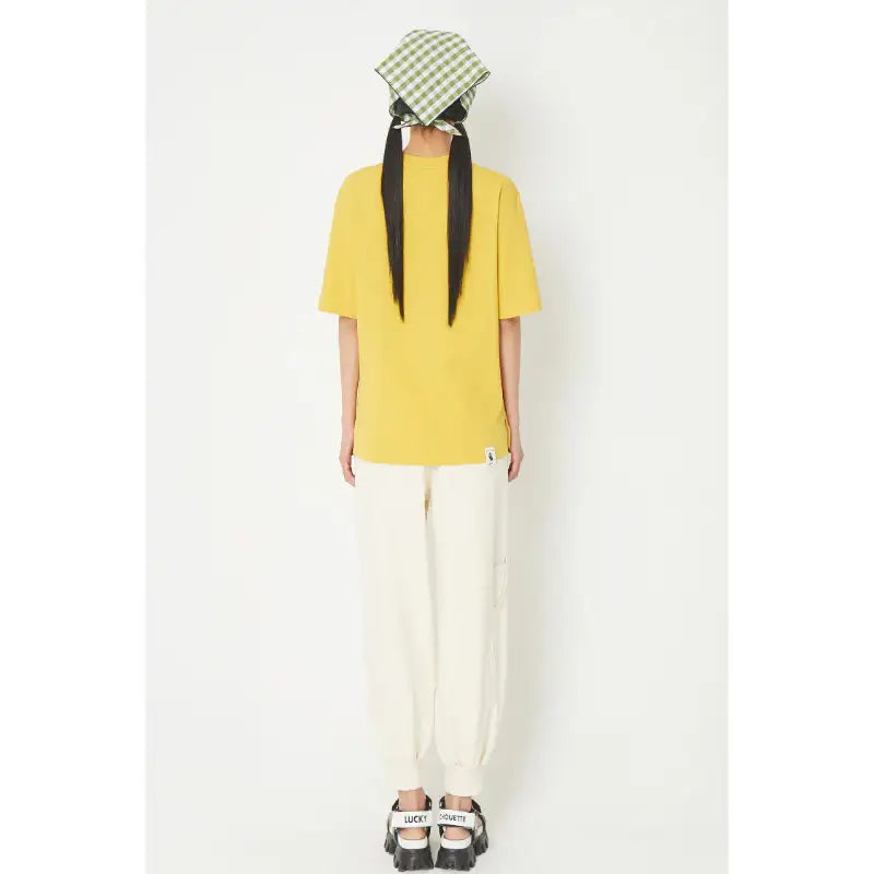 Common Kitchen X Lucky Chouette - A Lucky Table Cotton Jogger Pants - Common Kitchen X Lucky Chouette - Clothes - Harumio