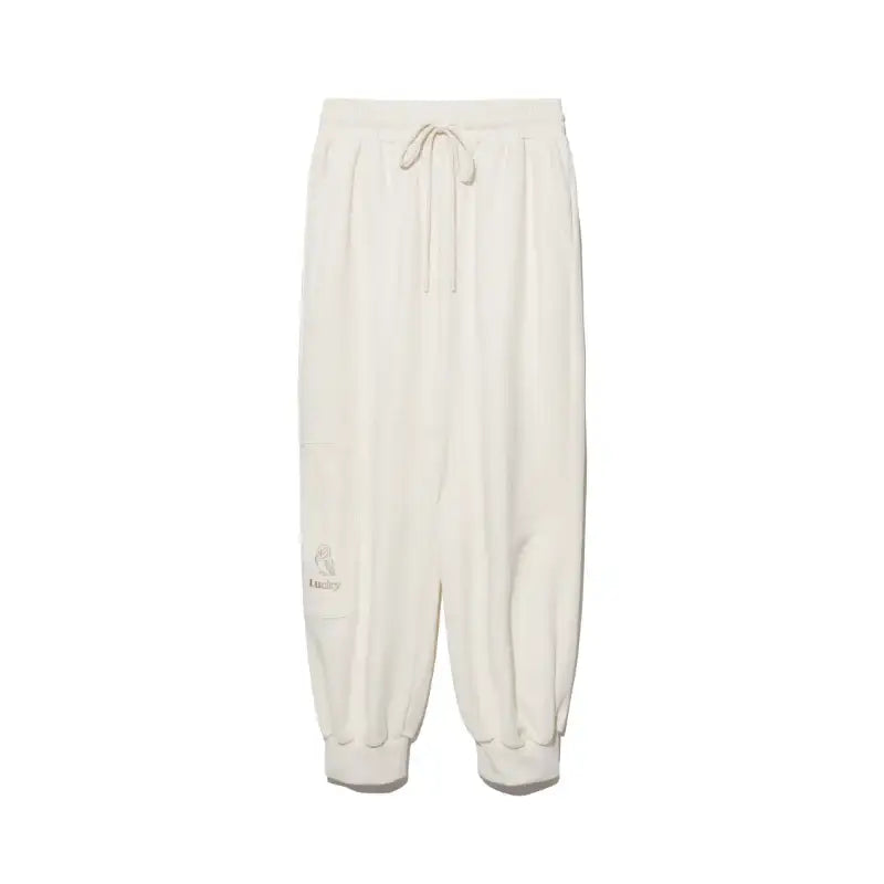 Common Kitchen X Lucky Chouette - A Lucky Table Cotton Jogger Pants - Common Kitchen X Lucky Chouette - Clothes - Harumio