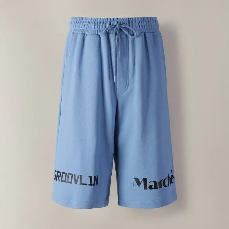 LM X RAVI - Jersey Track Shorts - LUCKY MARCHÉ - Clothing - Harumio