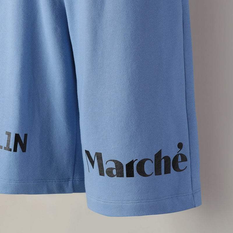 LM X RAVI - Jersey Track Shorts - LUCKY MARCHÉ - Clothing - Harumio