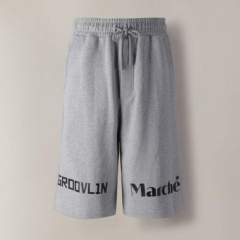 LM X RAVI - Jersey Track Shorts - LUCKY MARCHÉ - Clothing - Harumio