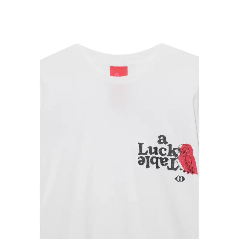 Common Kitchen X Lucky Chouette - A Lucky Table Signature Boy-Fit T-Shirt - Common Kitchen X Lucky Chouette - Clothes - Harumio