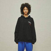 LM X RAVI - Oversized Hooded Sweatshirt - LUCKY MARCHÉ - Clothing - Harumio