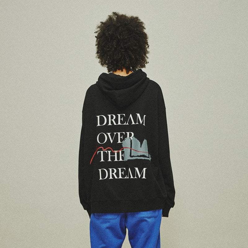 LM X RAVI - Oversized Hooded Sweatshirt - LUCKY MARCHÉ - Clothing - Harumio