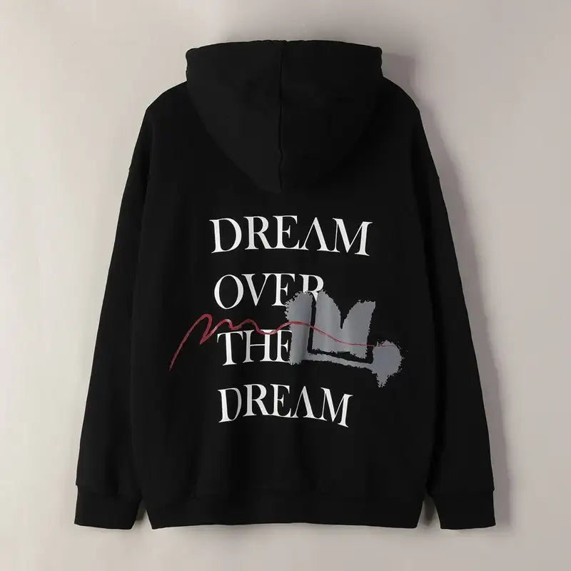 LM X RAVI - Oversized Hooded Sweatshirt - LUCKY MARCHÉ - Clothing - Harumio
