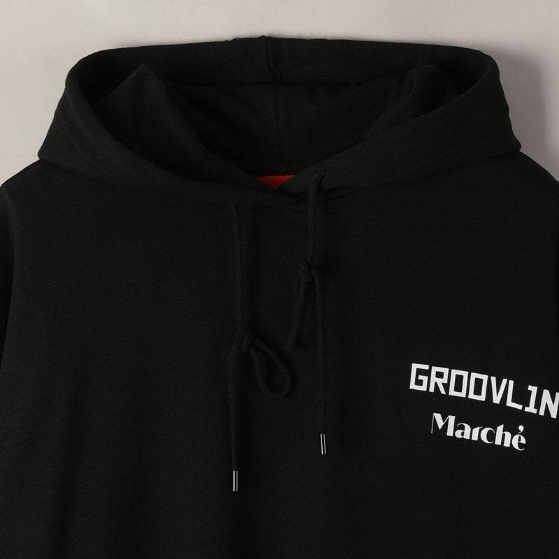 LM X RAVI - Oversized Hooded Sweatshirt - LUCKY MARCHÉ - Clothing - Harumio