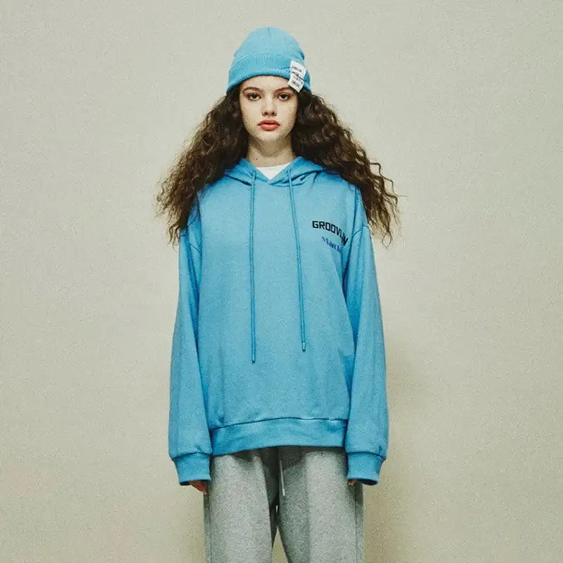 LM X RAVI - Oversized Hooded Sweatshirt - LUCKY MARCHÉ - Clothing - Harumio