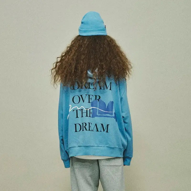LM X RAVI - Oversized Hooded Sweatshirt - LUCKY MARCHÉ - Clothing - Harumio