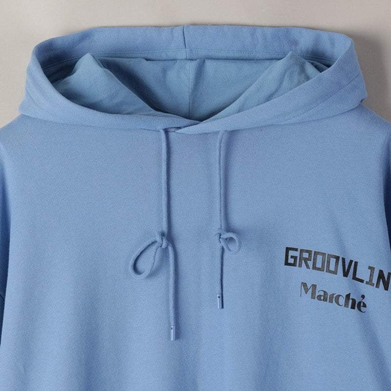 LM X RAVI - Oversized Hooded Sweatshirt - LUCKY MARCHÉ - Clothing - Harumio