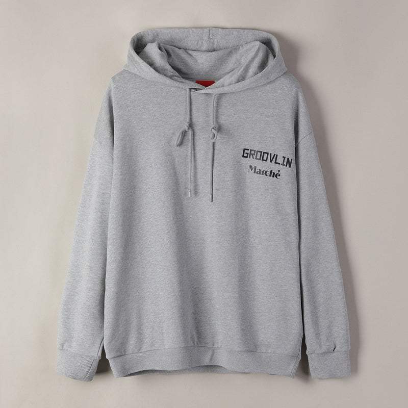 LM X RAVI - Oversized Hooded Sweatshirt - LUCKY MARCHÉ - Clothing - Harumio