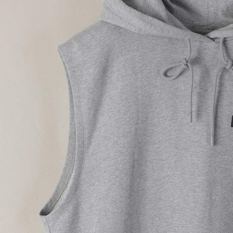 LM X RAVI - Sleeveless Hooded Sweatshirt - LUCKY MARCHÉ - Clothing - Harumio