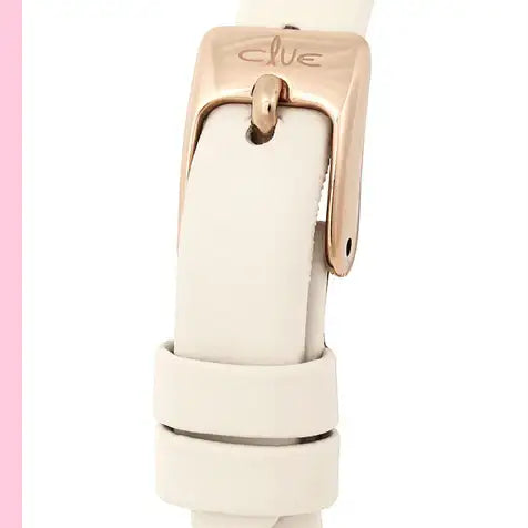 Clue X Esther Bunny - Shy Esther Bunny Ivory Leather Watch - CLUE - Accessories - Harumio