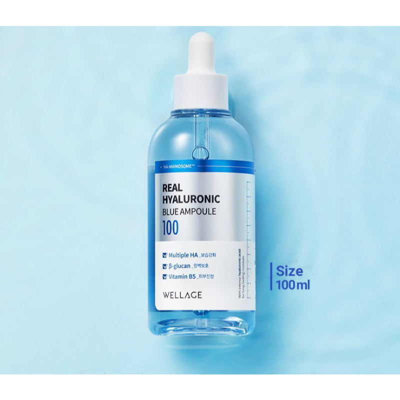 Olive Young - Wellage Real Hyaluronic Blue Ampoule Special Set