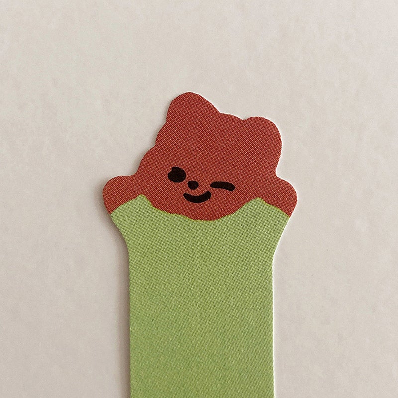 Pureureumdesign x 10x10 - Cupid Bear Family Index Sticky Note