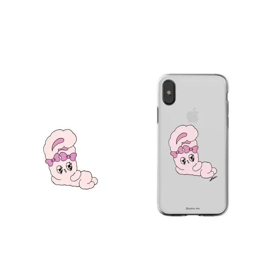 Esther Bunny - Clear Soft Phone Case - Esther Bunny - Accessories - Harumio