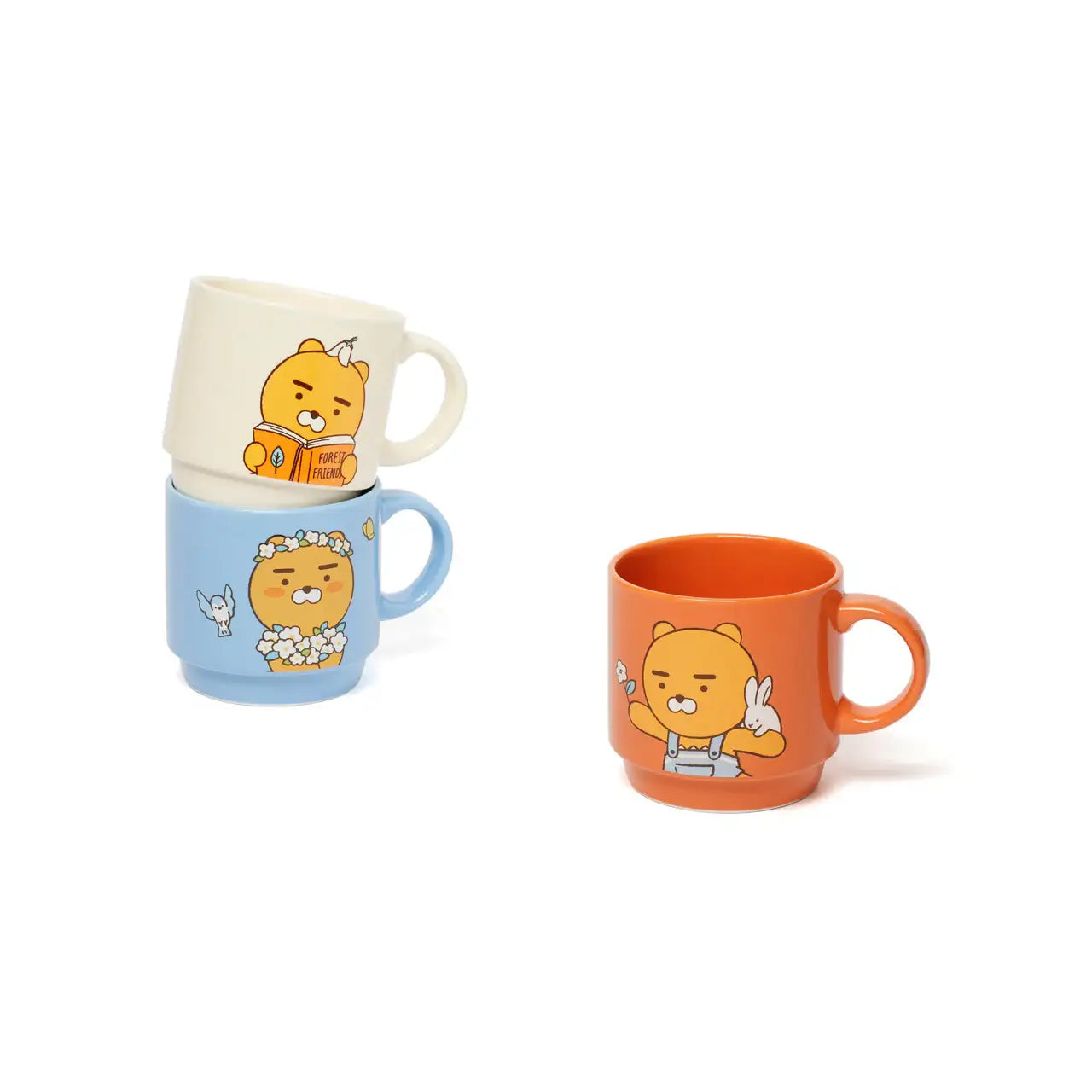Kakao Friends - Ryan in the Forest 350ml Mug - Kakao Friends - Accessories - Harumio