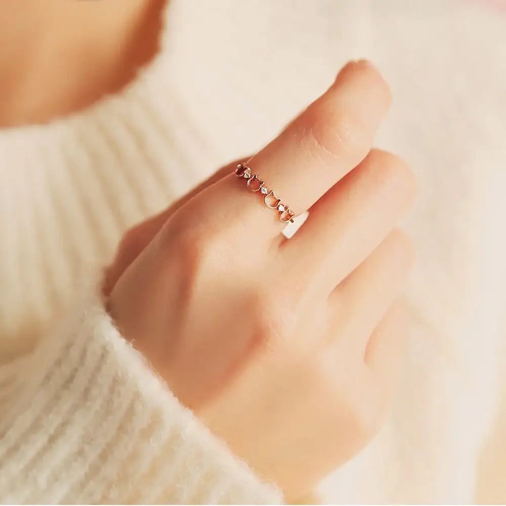 OST - My Little Friends - Meow Cat Ring - My Little Friends - Jewelry - Harumio