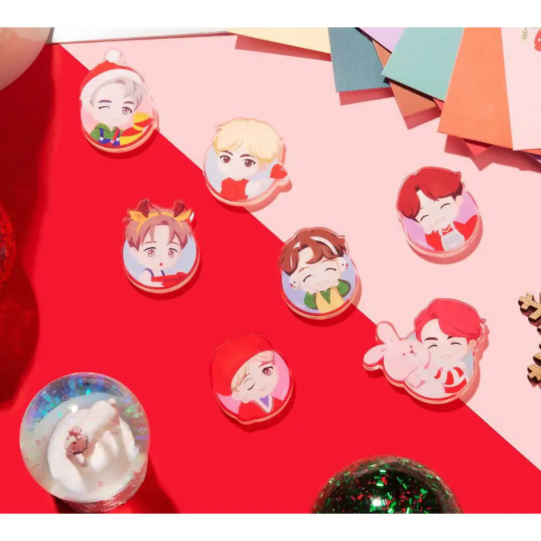 BTS Pop-up Store - House of BTS - Holiday Magnet Set - BTS - Accessories - Harumio