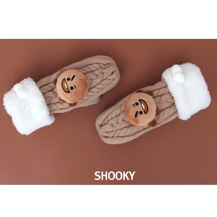 BT21 - Character Knitted Mittens - BT21 - Accessories - Harumio