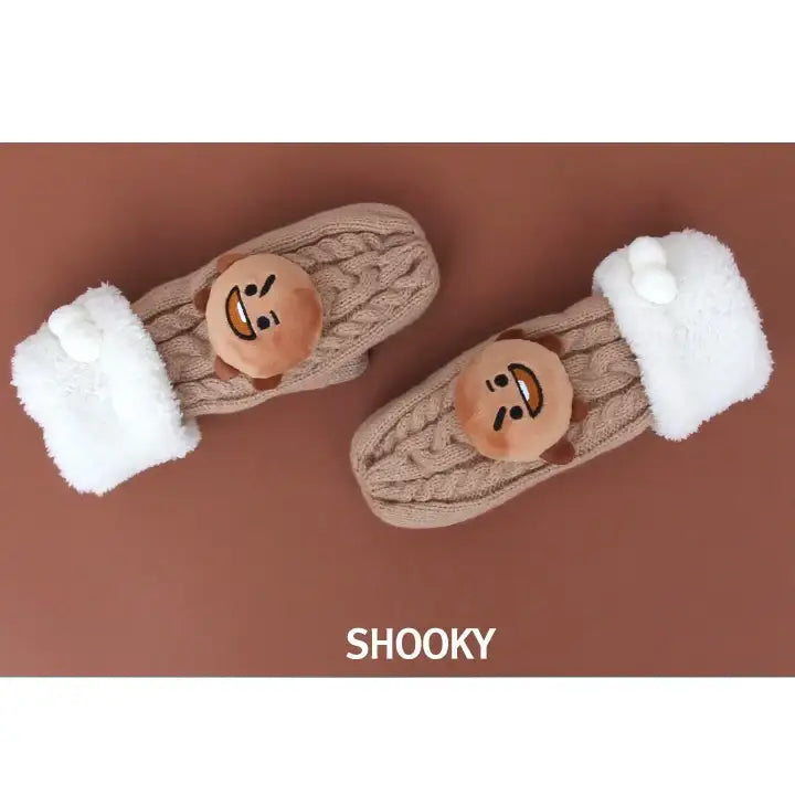 BT21 - Character Knitted Mittens - BT21 - Accessories - Harumio