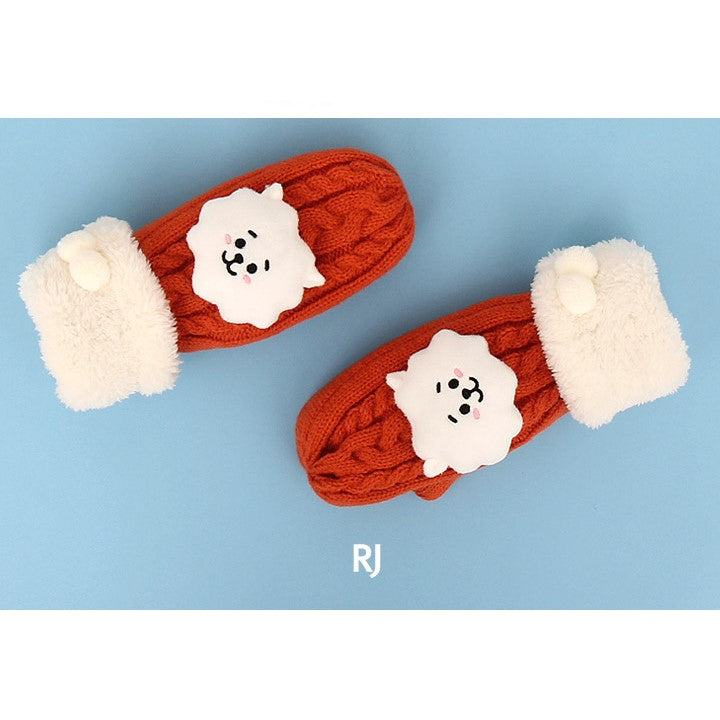 BT21 - Character Knitted Mittens - BT21 - Accessories - Harumio