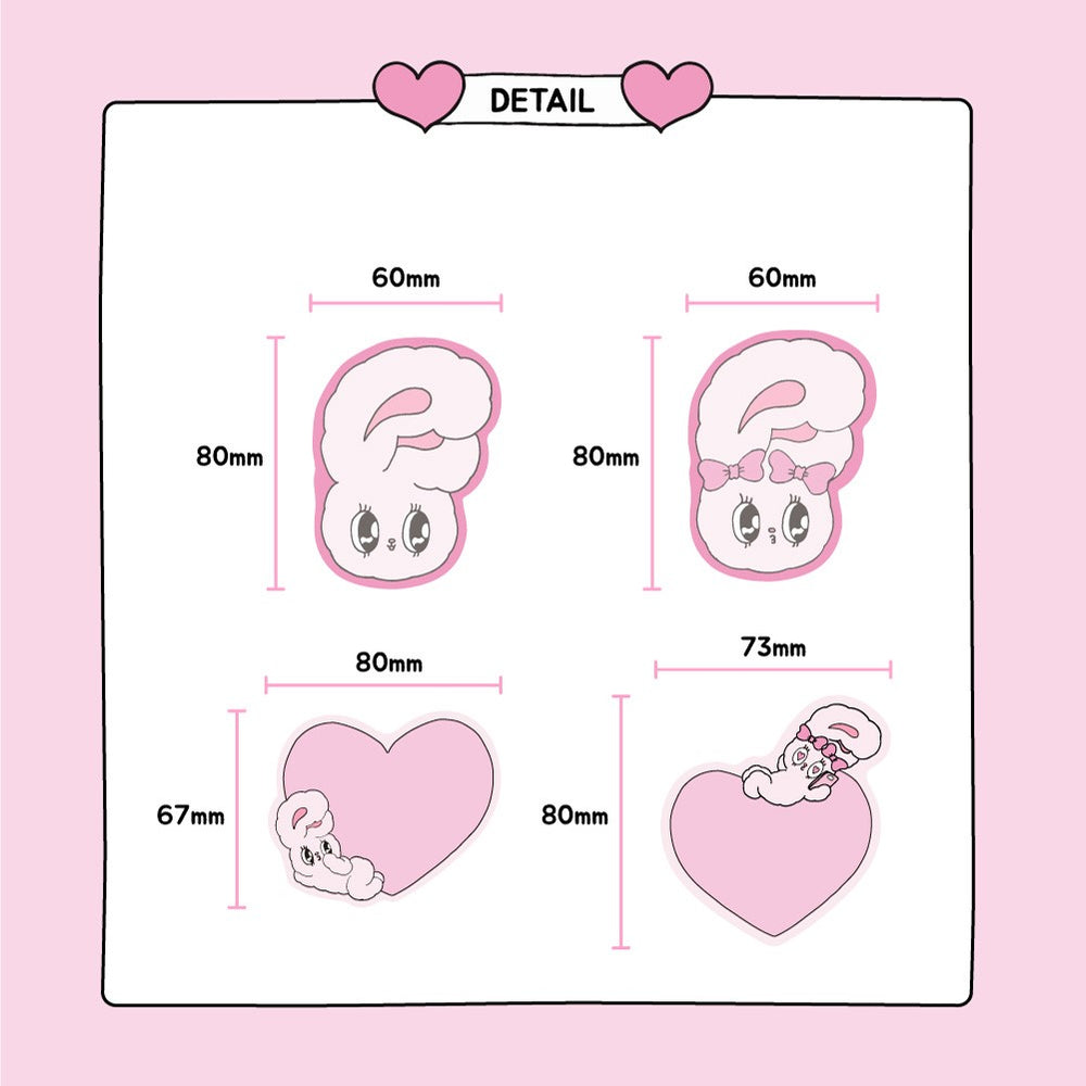 Esther Bunny - Sticky Memo Pad
