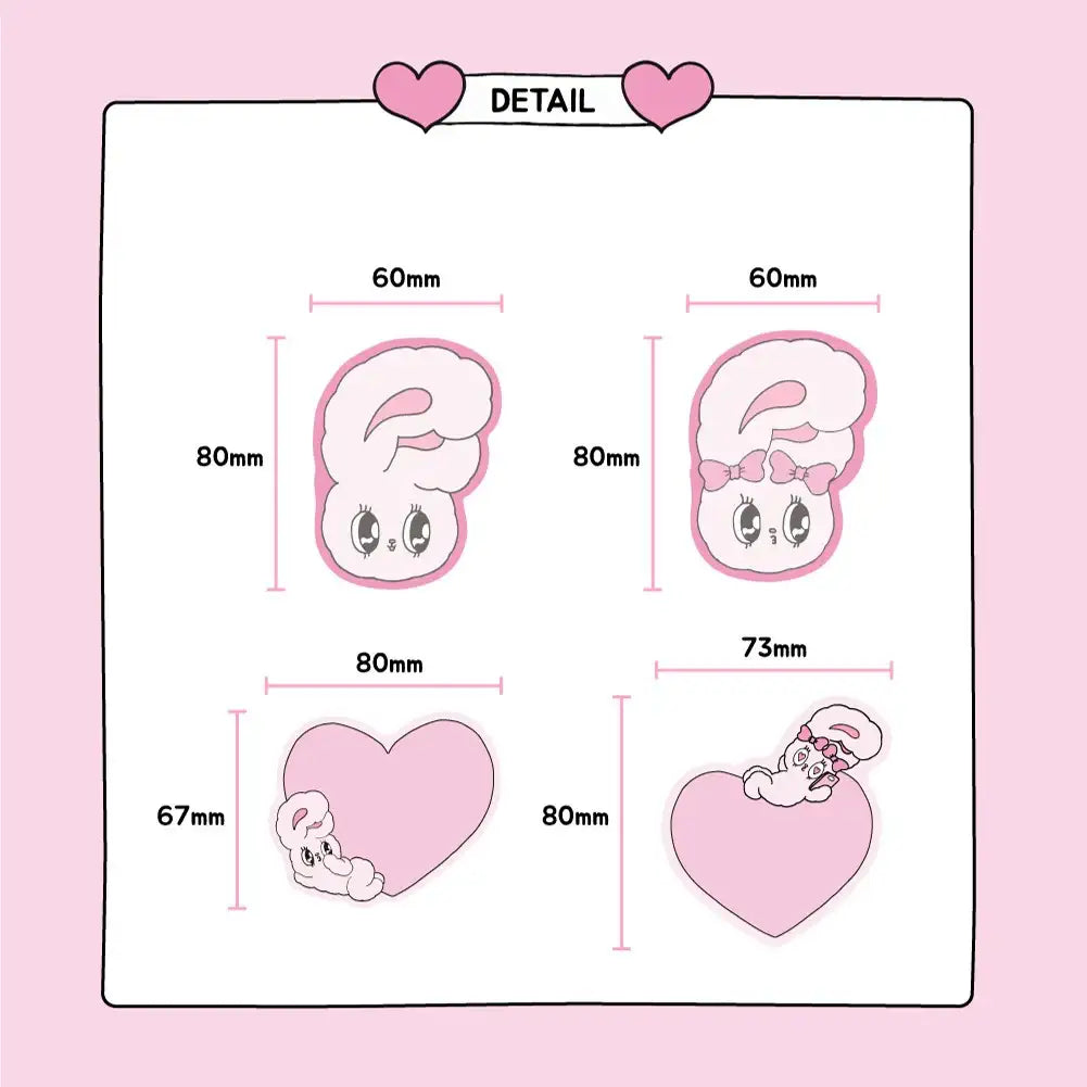 Esther Bunny - Sticky Memo Pad - Esther Bunny - Accessories - Harumio