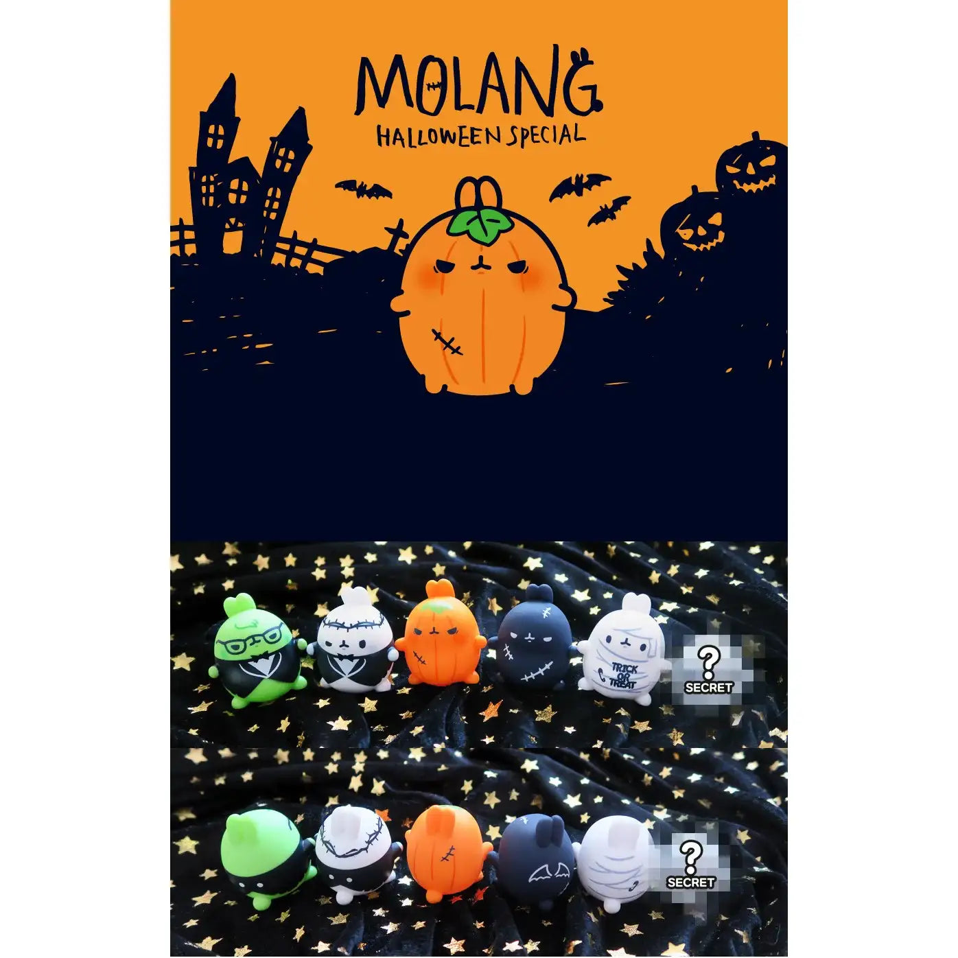 Molang - Official Merch - Halloween Random Doll Figures - Molang - Accessories - Harumio