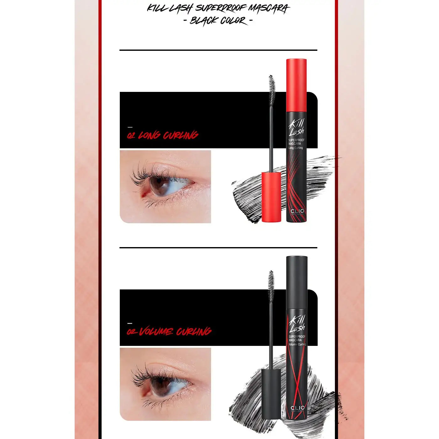 CLIO x WooSeok - Kill Lash SuperProof Mascara - CLIO x WooSeok - Eye Makeup - Harumio