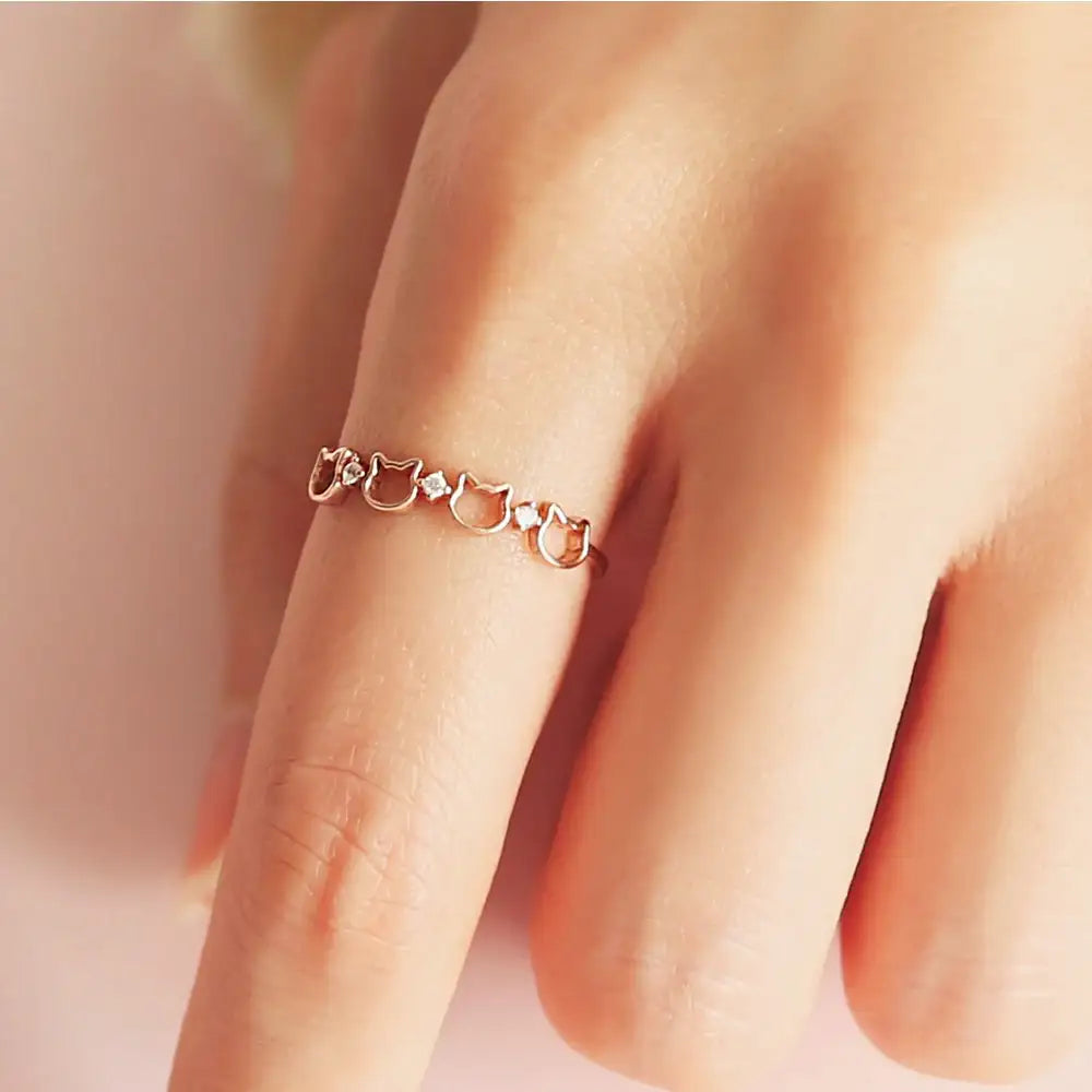 OST - My Little Friends - Meow Cat Ring - My Little Friends - Jewelry - Harumio