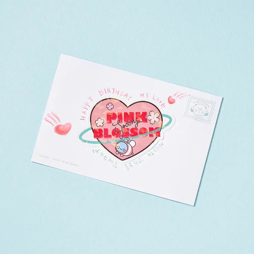 Spoonz x NU'EST - Deco Sticker Set - Cherry Blossom Edition - Spoonz x NU'EST - Accessories - Harumio